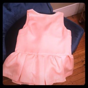 Pink sleeveless top